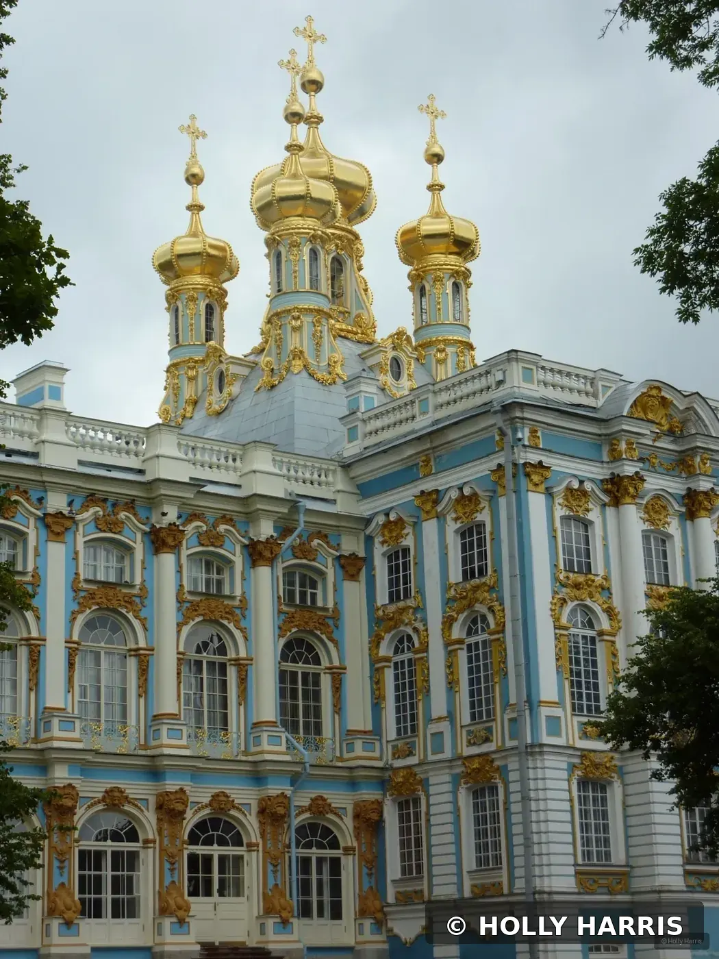 Catherine Palace in St. Petersburg, Russia, photographed in 2015